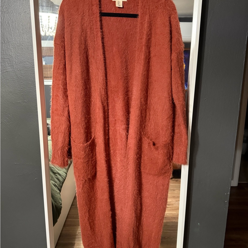 Jessica Simpson Warm Rust Cardigan